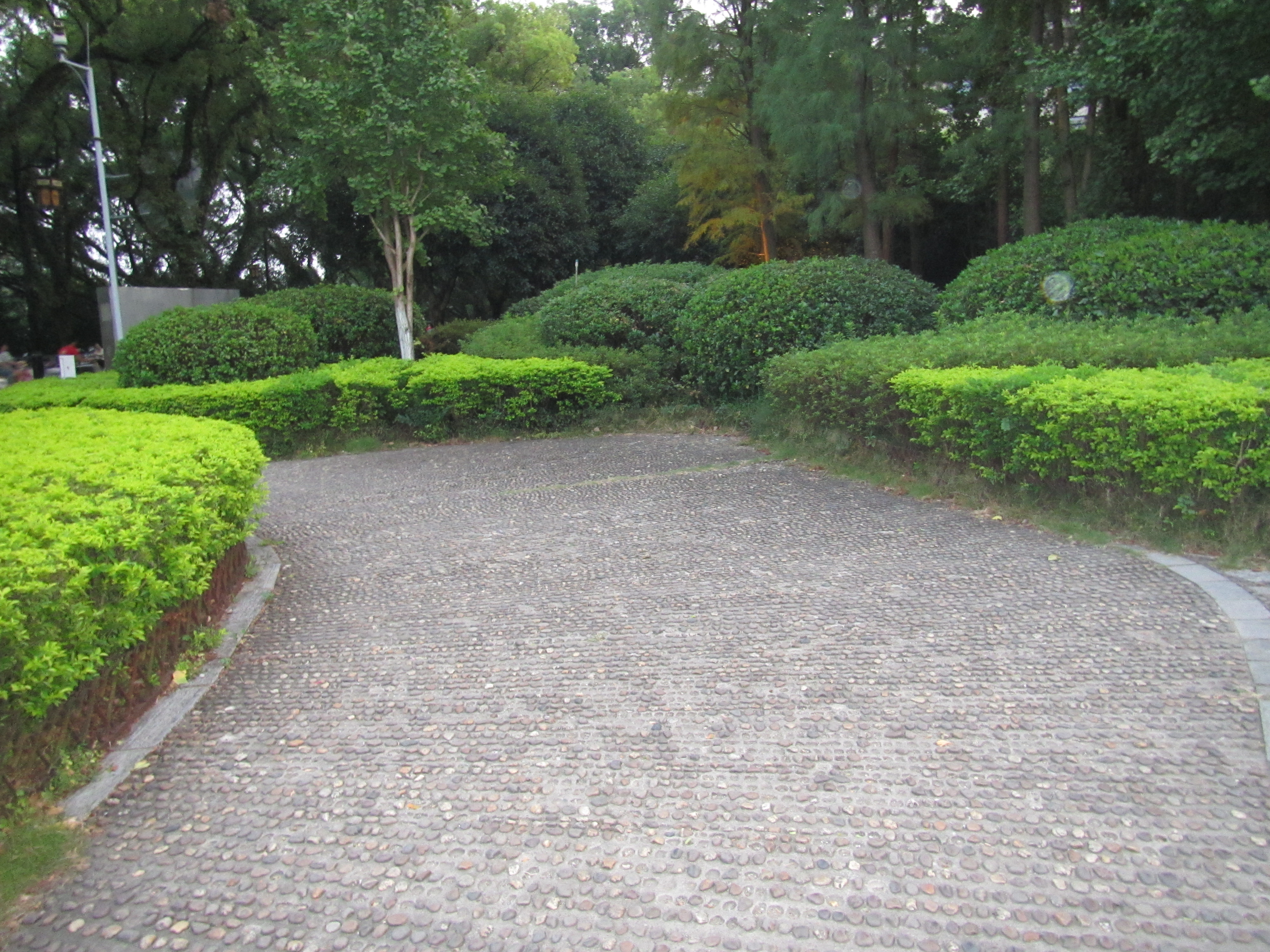 Beautiful paths leading to the river.  The gardens are well kept here.  