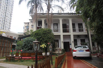 The hostel where we stayed our two nights on Xiamen Island