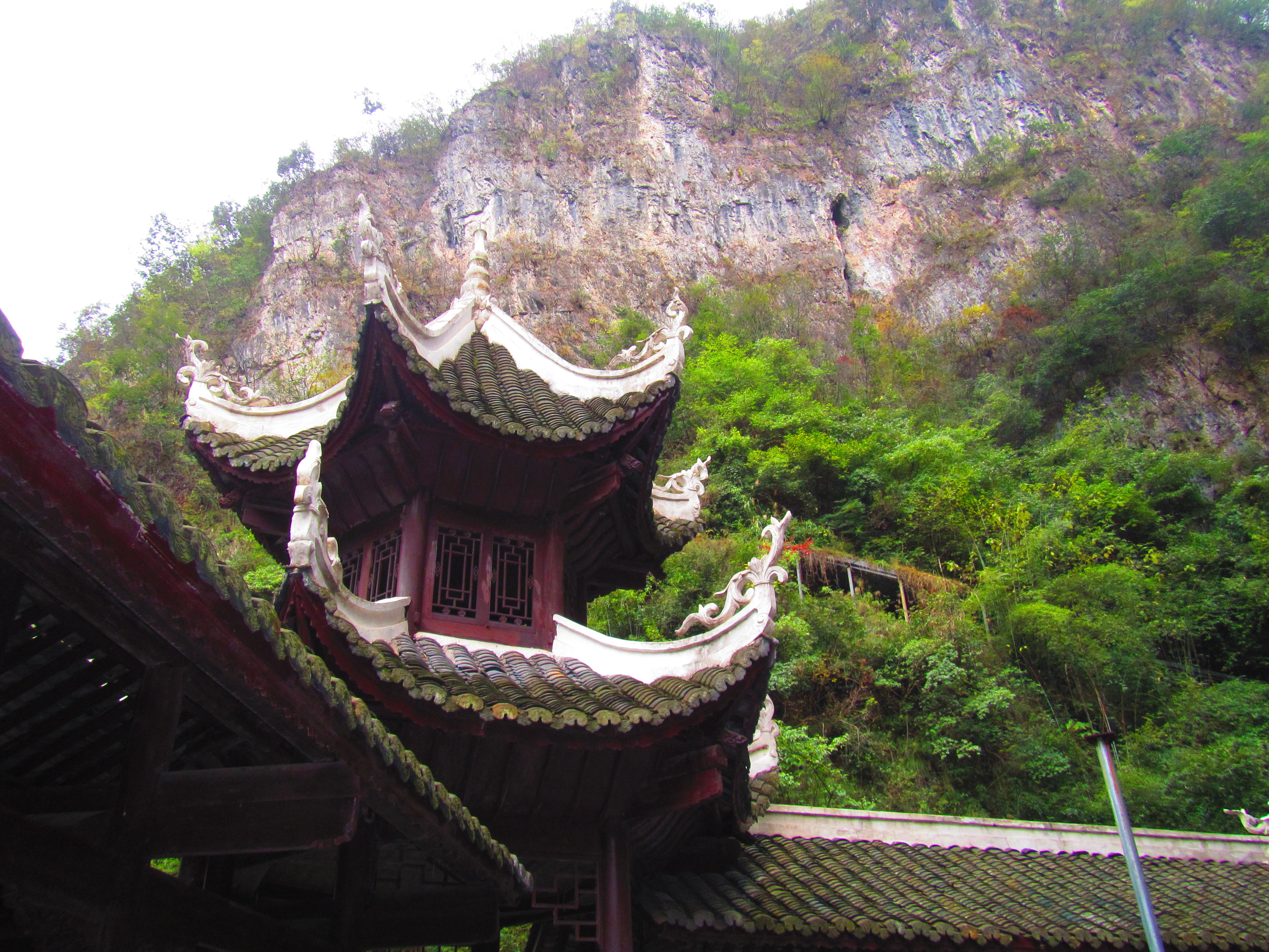 A pagoda with Guizhou mountains in the background :)