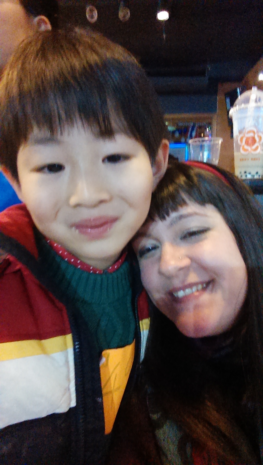 Steven and I.  This kid is so sweet...