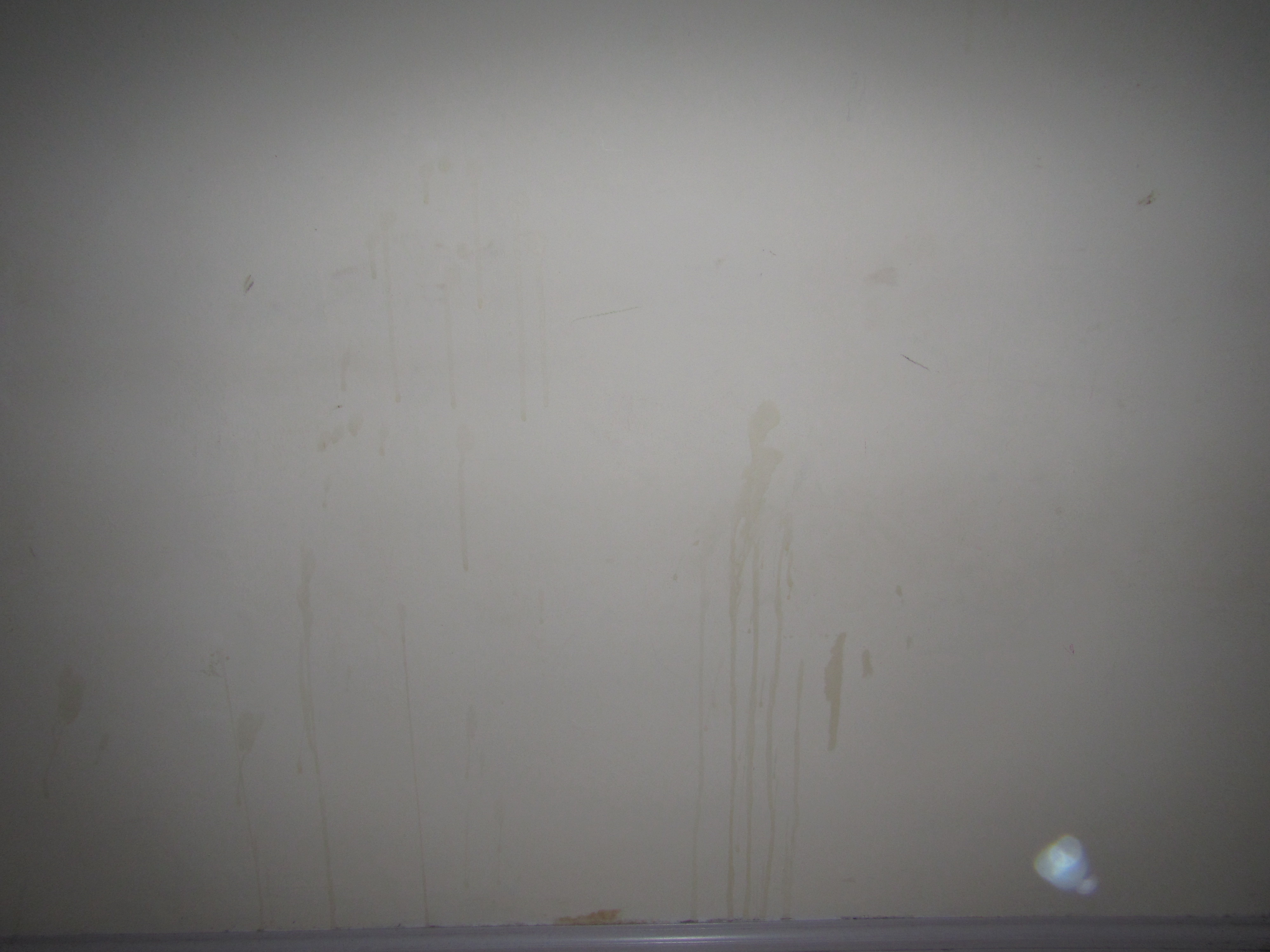 I should add that the majority of these stains were visible without me pulling the bed out from the wall...which means that this particular hostel just didn't like cleaning this sort of stuff...so they just left it there instead...