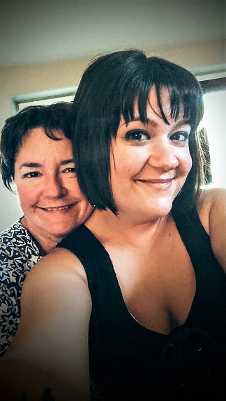 My mum and I at Pepere's birthday party. I'd love to have a picture of my dad too, but he's so 'anti-camera' that I learned years ago that it's best not to try...unless he's not looking. Then all bets are off!!